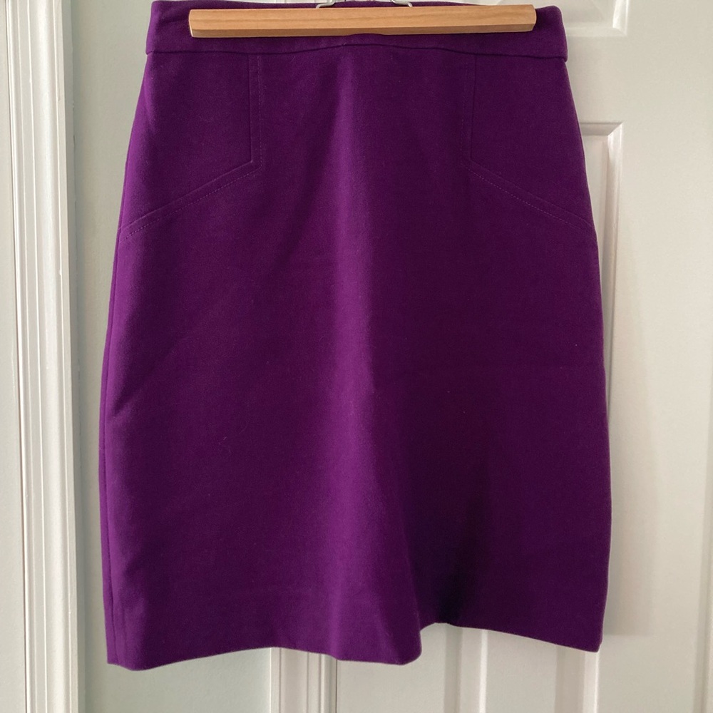 Kate Spade Rich Purple A-Line Skirt